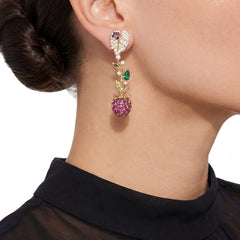 Strawberry Vine Earrings