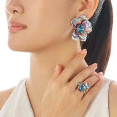 Iris Poppy Earrings