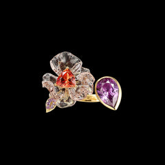 Sunset Blueberry Petunia Ring