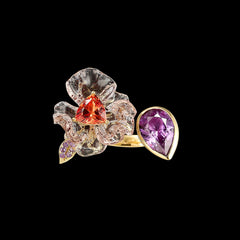 Sunset Blueberry Petunia Ring