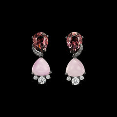 Tourmaline Pearl Berry Earrings