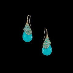 Turquoise Droplet Earrings