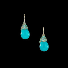 Turquoise Droplet Earrings