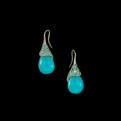 Turquoise Droplet Earrings