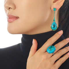 Paraiba Turquoise Pebble Ring