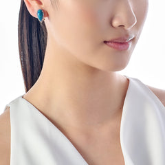 Turquoise Papillon Earrings