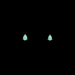Turquoise Twinkle Ear-Jacket. Lab-Grown Turquoise