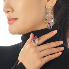 Tourmaline Cinderella Ring