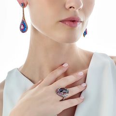 Violet Mirage Ring