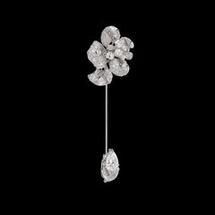 White Diamond Bloomingdale Pin