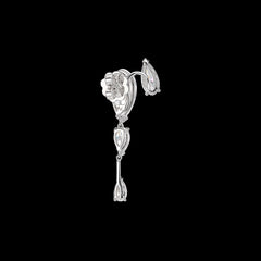White Diamond Floating Ear Huggies