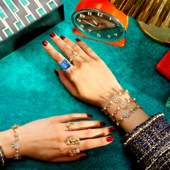 Blue Cinderella Ring