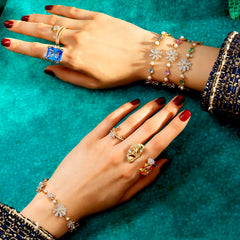 Blue Cinderella Ring