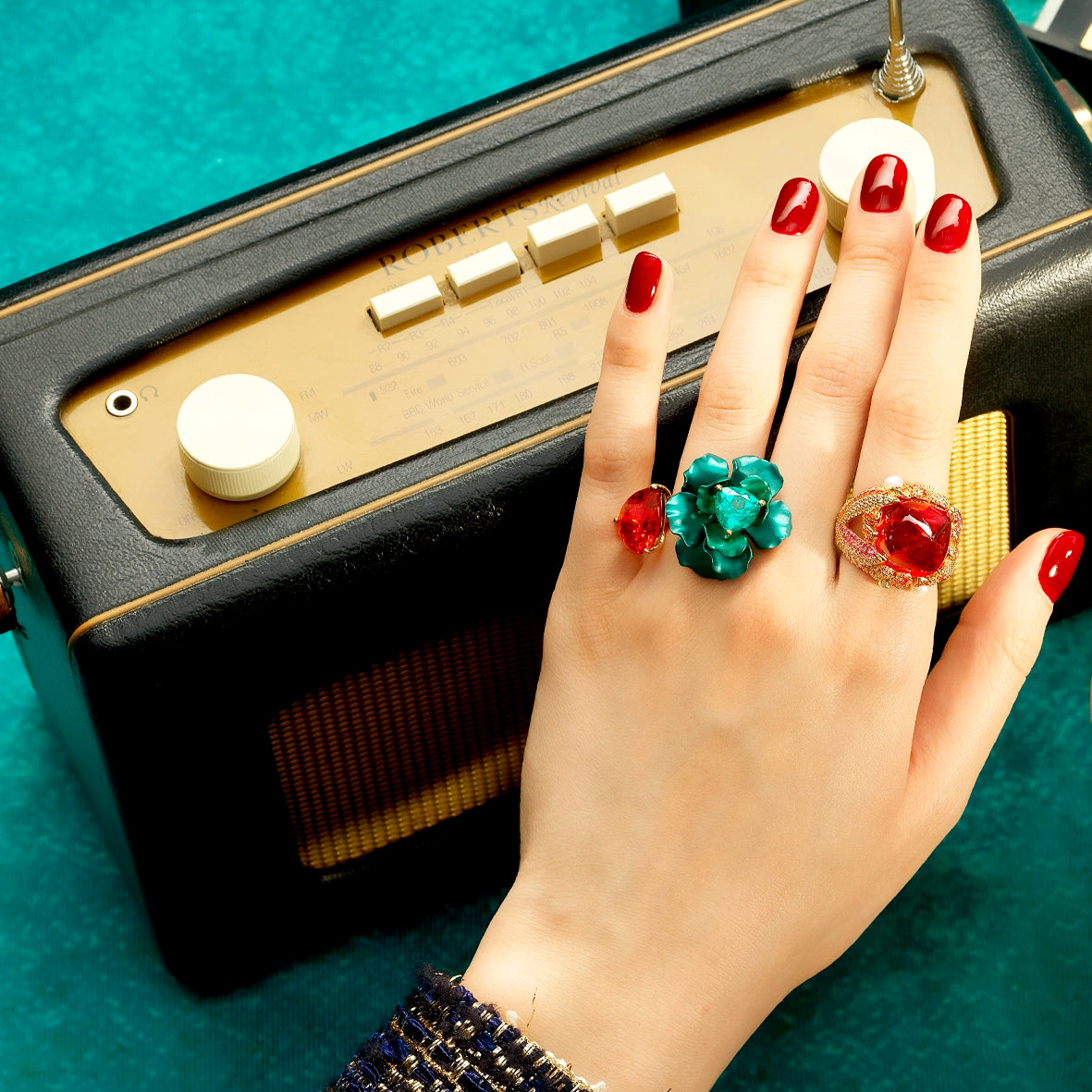 Mandarin Paraiba Bloom Ring – Anabela Chan Joaillerie