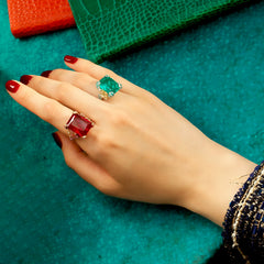 Ruby Cinderella Ring