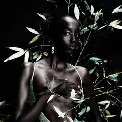 Diamond Jade Berry Earrings