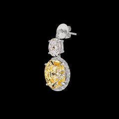 Iris Canary Earrings