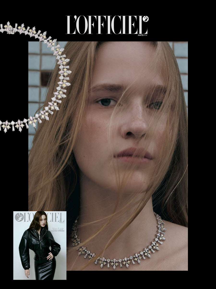 Anabela_Chan_Joaillerie_Candy_Fleurs_de_Lys_Necklace_featured_in_L_Officiel_Singapore_October_2025_cover