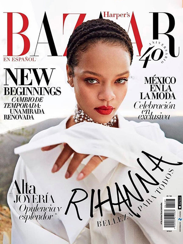 Anabela Chan Joaillerie_Constellation Pearl Choker from CONSTELLATION Collection_RIHANNA_BAZAAR UK, US and Mexico