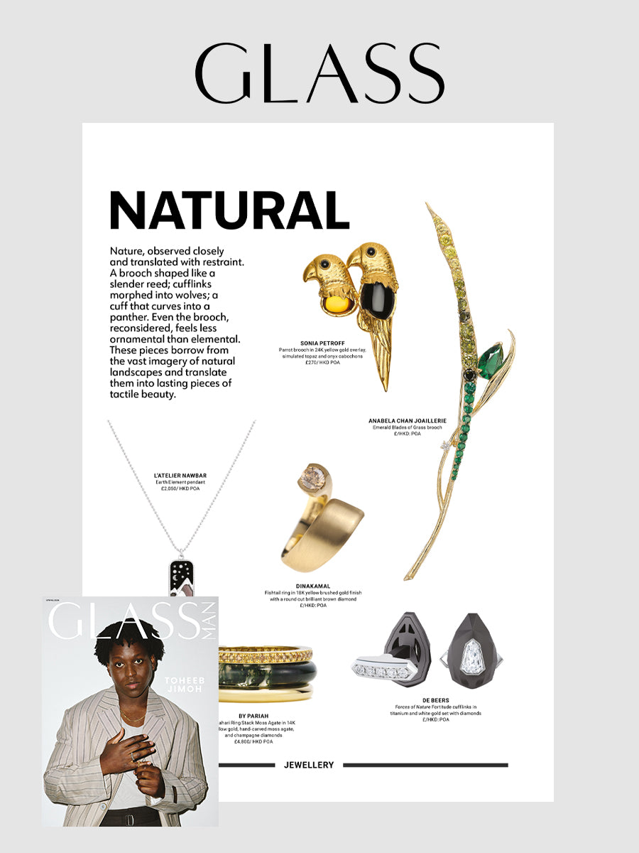 Anabela_Chan_Joaillerie_Emerald_Blades_of_Grass_Brooch_featured_in_Glass_Man_Magazine_02