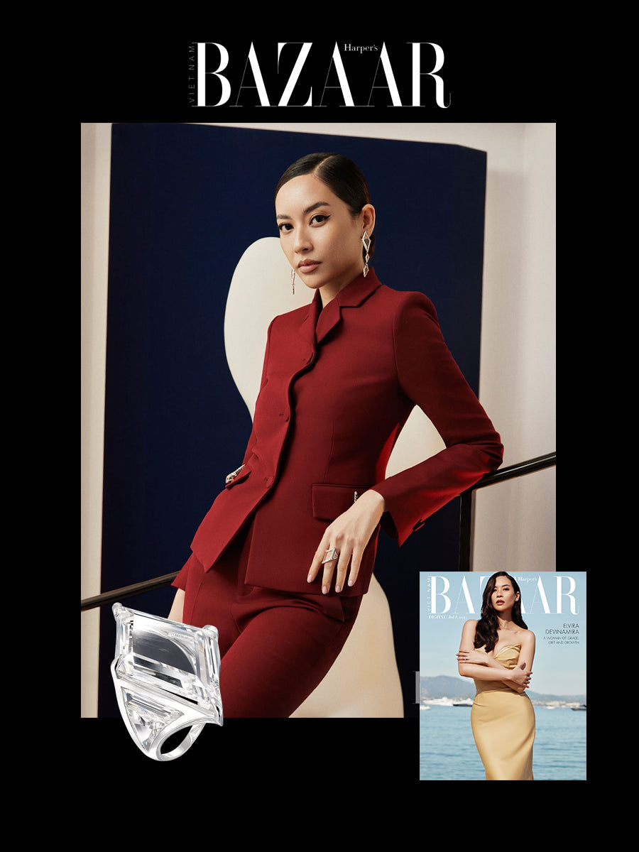 Anabela_Chan_Joaillerie_Eternity_Love_and_Tears_Necklace_Mini_Diamond_Nova_Drop_Earrings_Trinity_s_Shatter_Earrings_Trinity_s_Shard_Ring_featured_in_Harper_s_Bazaar_Vietnam_July_2025
