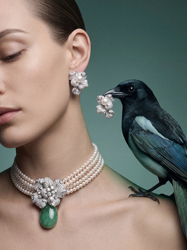 Anabela_Chan_Joaillerie_Fleurs_D_Elixir_White_Blossom_Pearl_Earrings_Jade_Bloomingdale_Choker_Landing_Page_Slideshow_Mobile