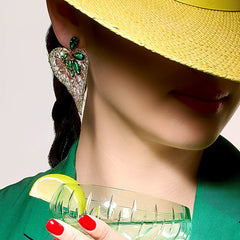 Anabela_Chan_Joaillerie_Fruit_Gems__Emerald_Beetroot_Begonia_Earrings_Model_Campaign_Image