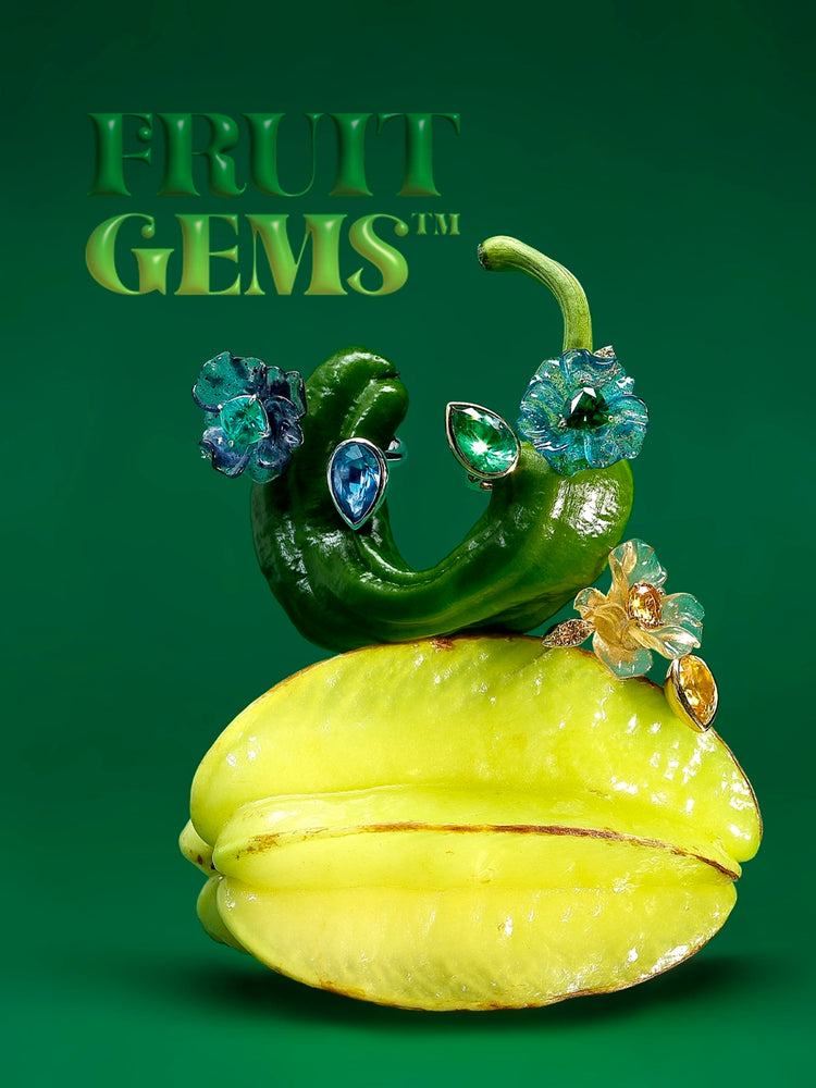 Anabela_Chan_Joaillerie_Fruit_Gems__Tourmaline_Spirulina_Petunia_Ring_Paraiba_Blueberry_Petunia_Ring_Yellow_Sapphire_Spinach_Petunia_Ring_with_logo_mobile