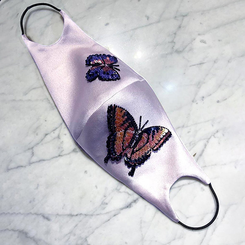Lilac Papillon Mask