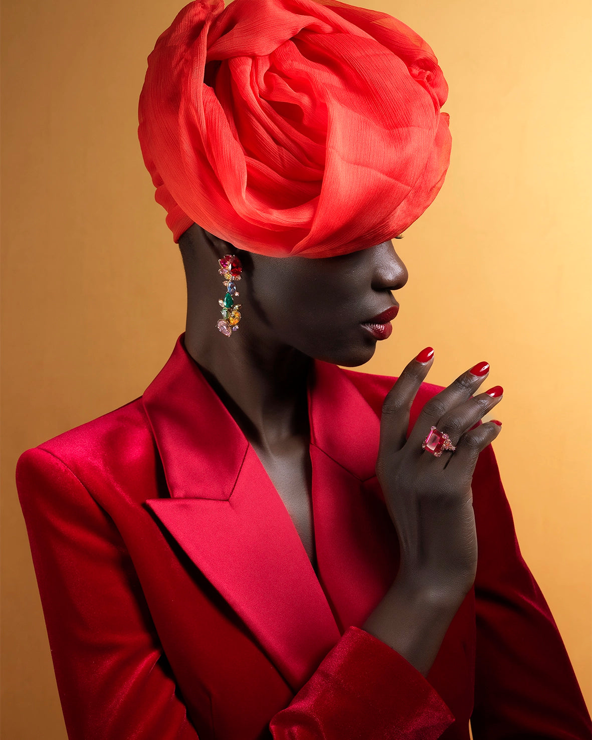 Anabela_Chan_Joaillerie_Our_Collections_Forbidden_Fruit_Garden_of_Eden_Earrings_Ruby_Cinderella_Ring_Model_Campaign_Image_web