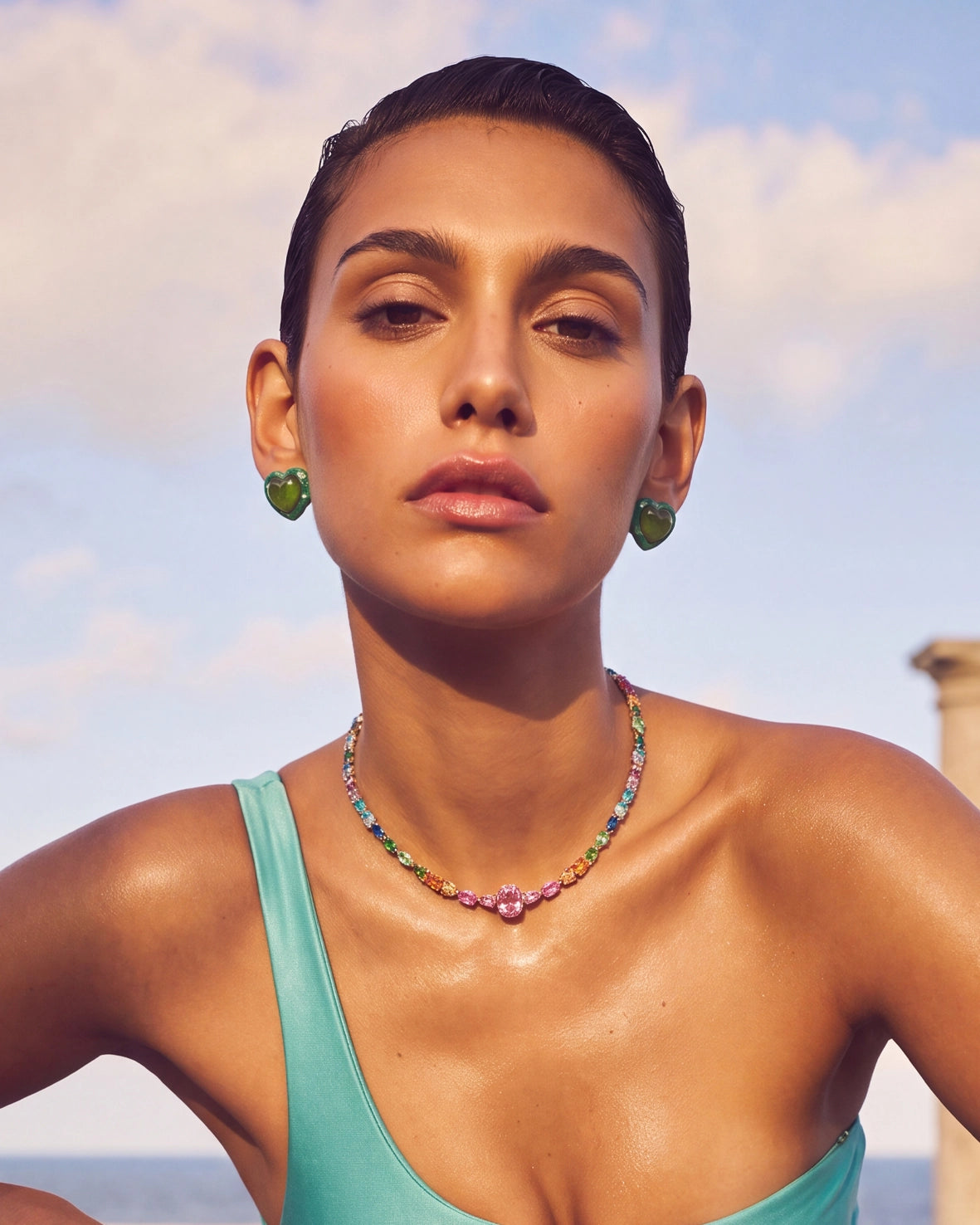 Anabela_Chan_Joaillerie_Our_Collections_High_Summer_Edit_Rainbow_Spectra_Necklace_Apple_Heart_Earrings