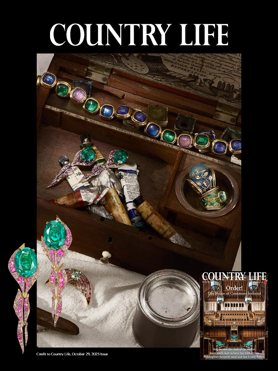 Anabela_Chan_Joaillerie_Paraiba_Fin_Earrings_featured_in_The_Country_Life_Magazine_November_2025_cover