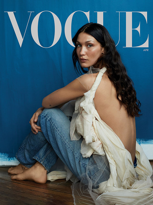 Anabela Chan Joaillerie_Vogue Magazine’s April 2022 Issue_Paraiba Ariel Ring from Mermaid's Tale Collection_Bella Hadid