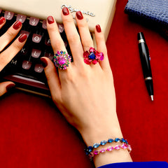 Peacock Mirage Ring