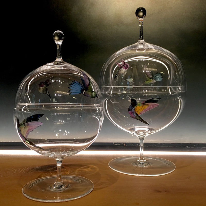 Anabela Chan Joaillerie x Lobmeyr_Hummingbird Candy Dishes 01 & 02