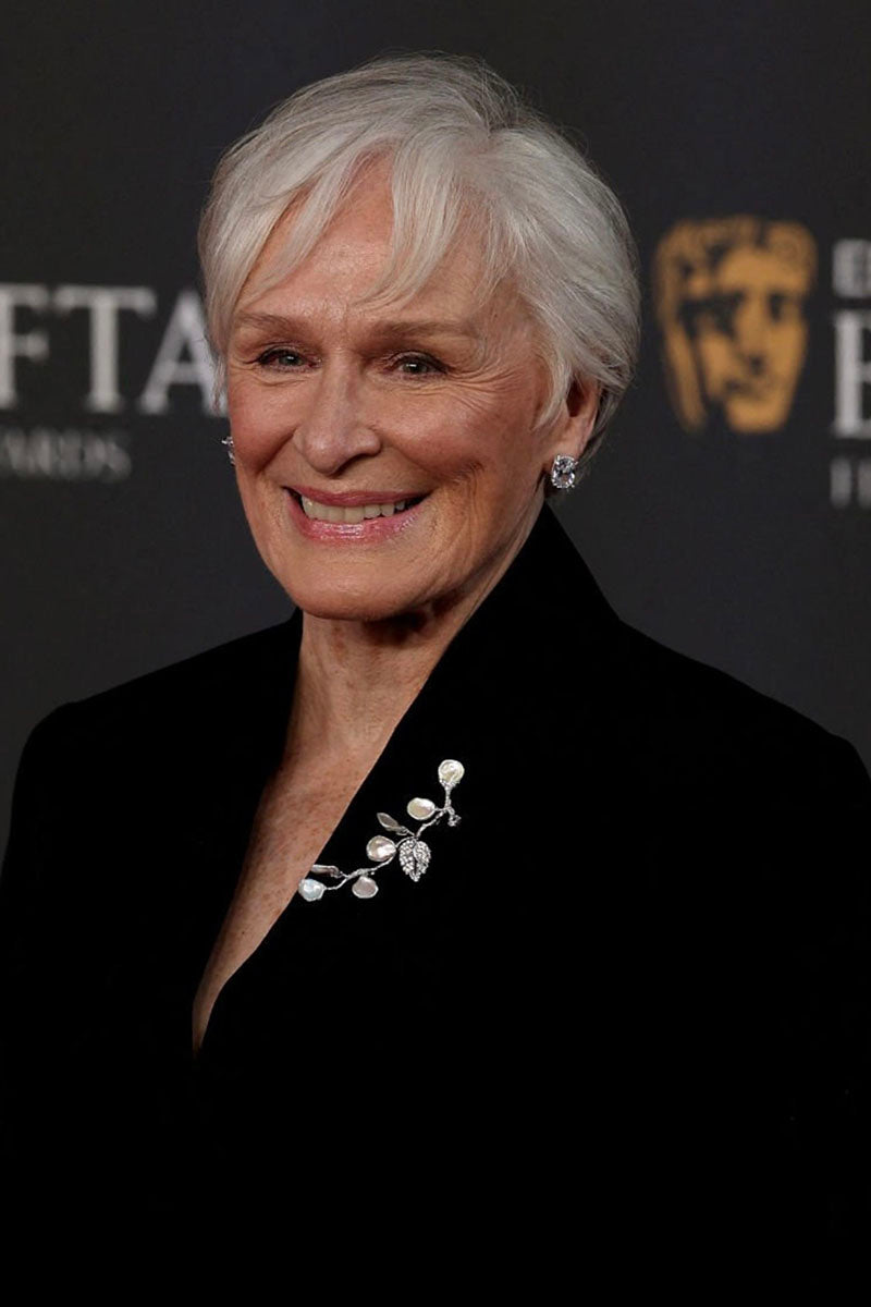 Glenn_Close_x_Diamond_Cushion_Wing_Studs_x_White_Cherry_Branch_Brooch_x_BAFTA_s_04