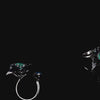 Paraiba Blueberry Petunia Ring