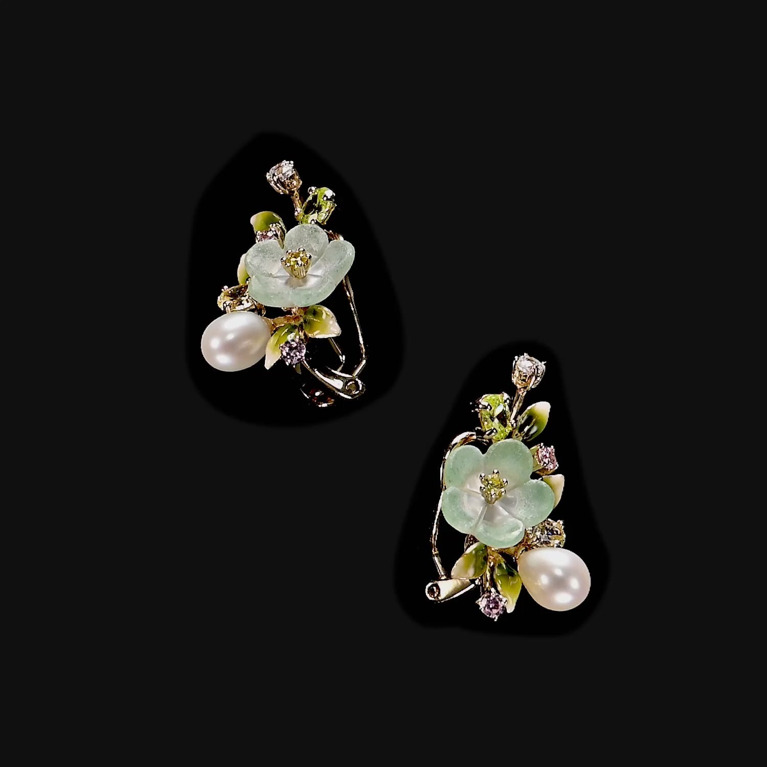 Citrus Primrose Vine Studs