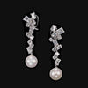 Pearl Shatter Vine Earrings