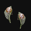 Citrus Leaf Blade Ear Studs