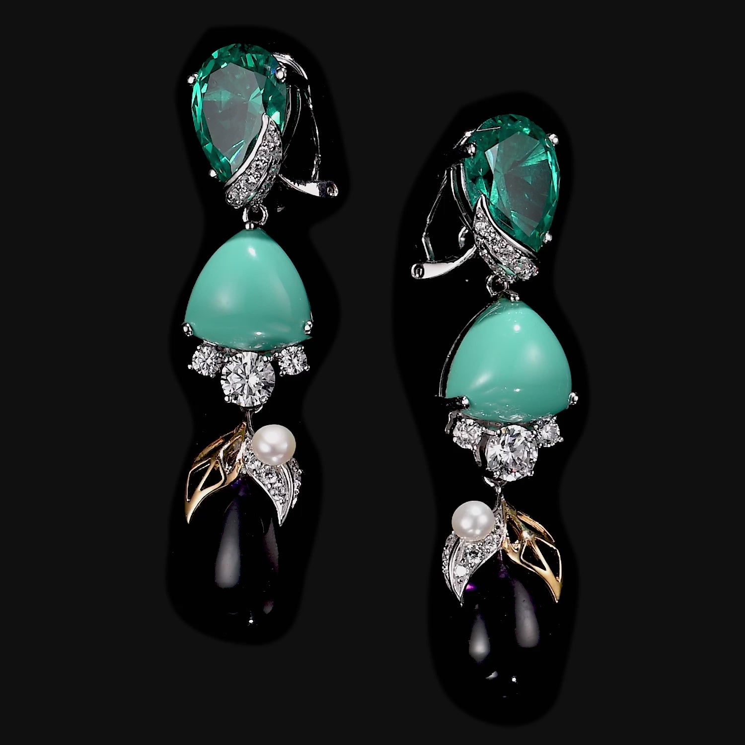 Paraiba Berry Earrings