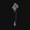 White Diamond Bloomingdale Pin