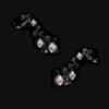 Grey Pearl Constellation Ear Cuffs