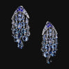 Aqua Sapphire Waterfall Earrings