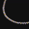 Candy Infinity Necklace. Lab-Grown Simulated Diamond