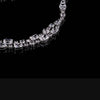 Diamond Love Heart Choker. Lab-Grown Simulated Diamond