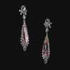 Blush Tigerlily Earrings. Lab-Grown Sapphire