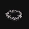 Diamond Marguerite Daisy Bracelet. Lab-Grown Simulated Diamond