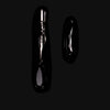 The Black Ink Earrings. Lab-Grown Simulated Diamond