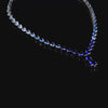 Aqua Nova Necklace. Lab-Grown Sapphire